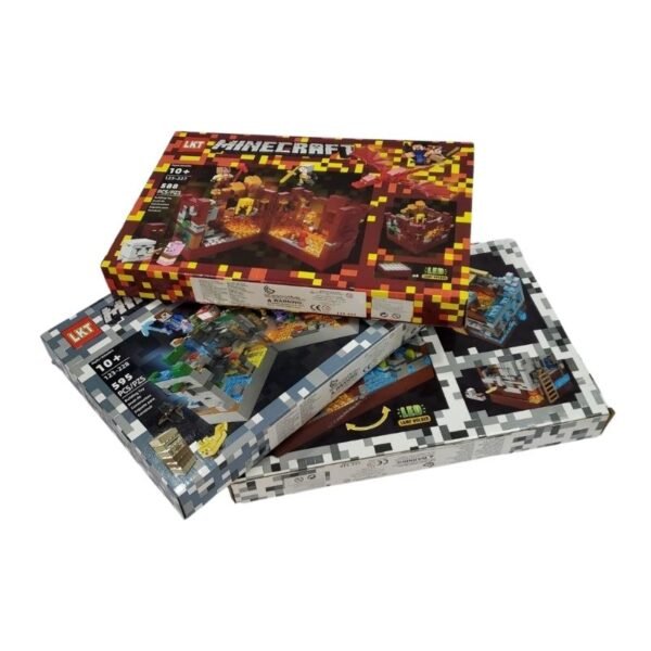 SET DE CONSTRUCCIÓN MINECRAFT LKT