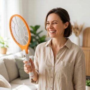 ⚡ Raqueta Matamoscas Eléctrica | Elimina Insectos Ya | La Meka