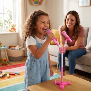 🎤 Micrófono Infantil con LED y Sonido | Envío Seguro — La Meka