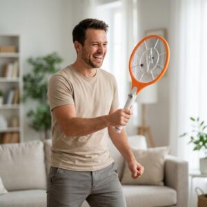 ⚡ Raqueta Matamoscas Eléctrica | Elimina Insectos Ya | La Meka