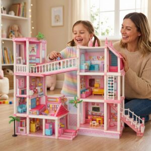🏠 Casa Villa Muñecas para Niñas | Juego Creativo | Envío Seguro — La Meka